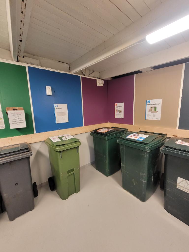 Miljöstuga i olika färger